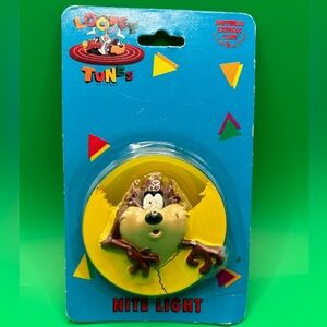 VTG 1994 WARNER BROS LOONEY TUNES TAZ TASMANIAN DEVIL PLUG-IN NIGHTLIGHT